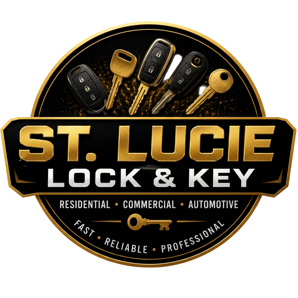 St Lucie Lock and Key logo